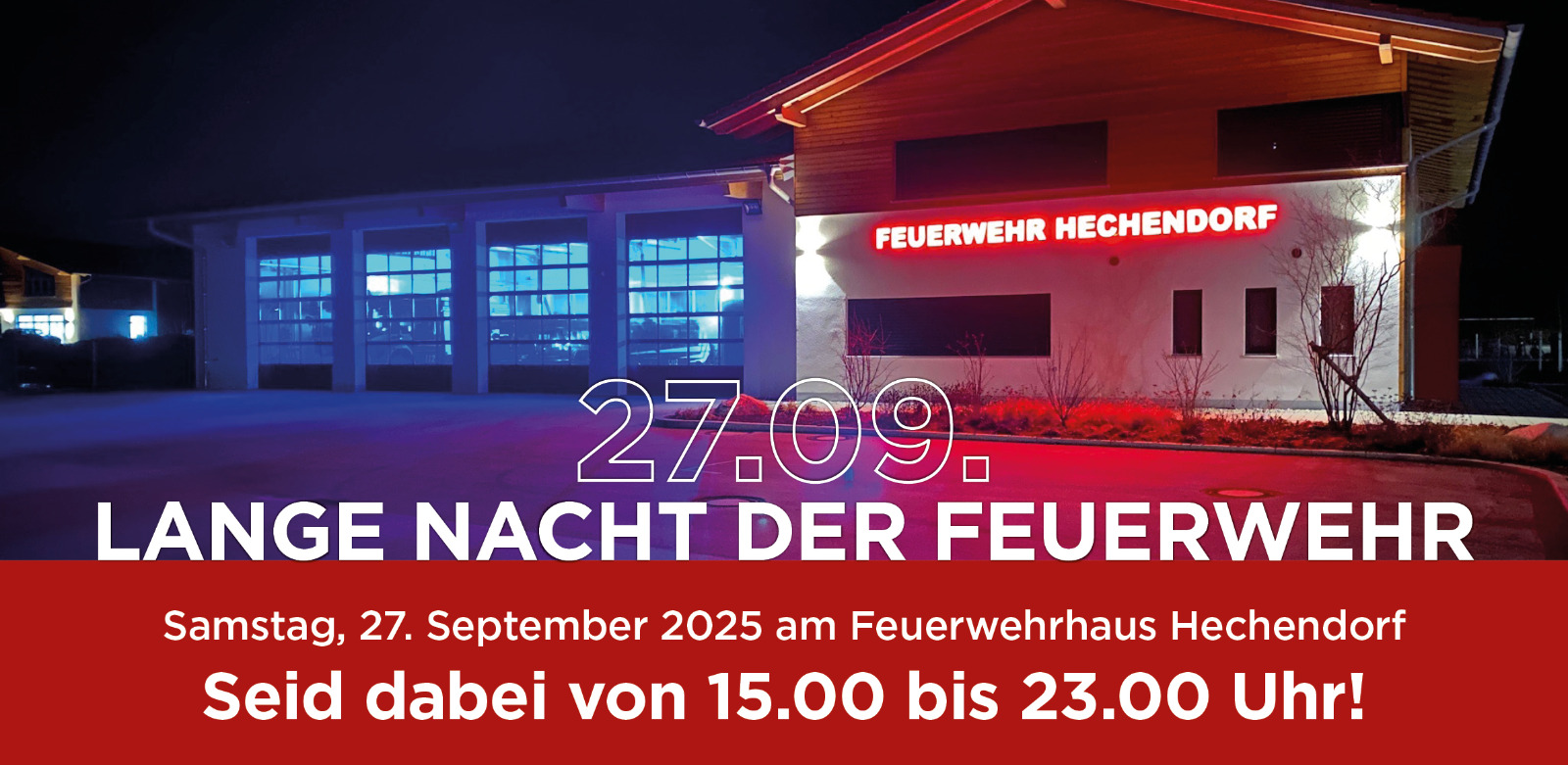 LANGE NACHT DER FEUERWEHR 2025